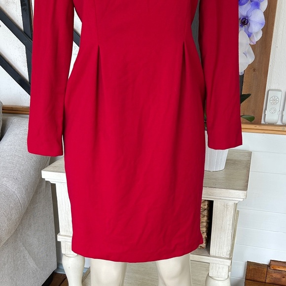 ❤️Women’s Talbots Red Wool Dress – Size 10 – Preloved - Picture 9 of 9